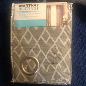 Martha Stewart Living  Diamond Sky grommets panel